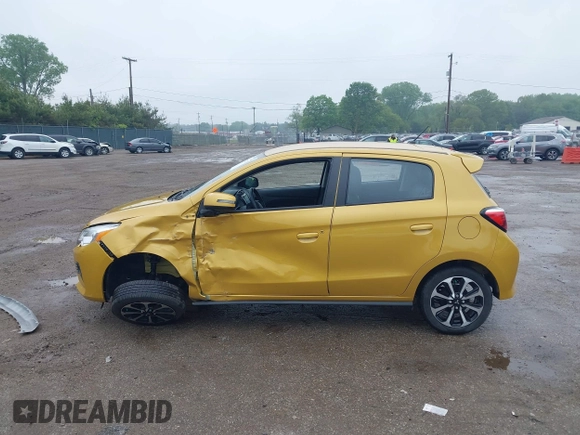 2024 Mitsubishi Mirage Black Edition with VIN ML32AWHJ7RH003579, listed as a IAAI auction lot 42312871 with 25,160 mi miles and . Bid and sale history available at DreamBid. Image 14.
