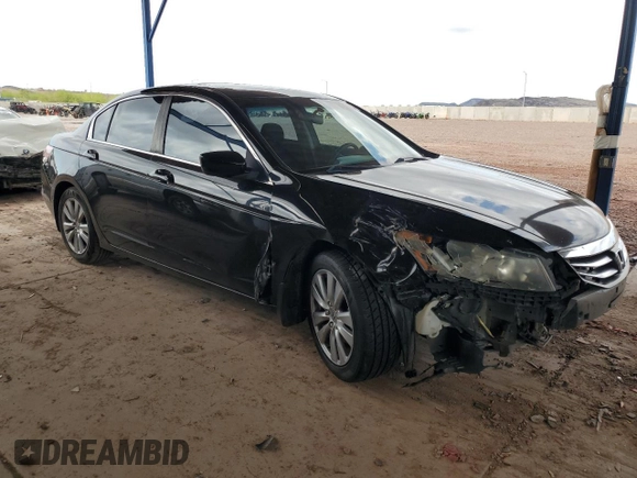 2012 Honda Accord EX with VIN 1HGCP2F70CA221798, listed as a Copart auction lot 59761945 with 125,948 mi miles and Salvage title. Bid and sale history available at DreamBid. Image 4.
