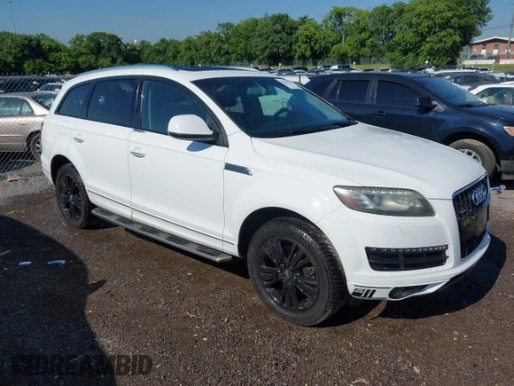 2011 Audi Q7 Premium Plus with VIN WA1LMAFE6BD003047, listed as a IAAI auction lot 42641335 with 213,023 mi miles and . Bid and sale history available at DreamBid. Image 1.