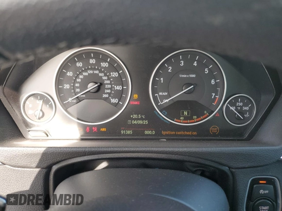 2015 BMW 4 Series 428i with VIN WBA3N7C58FK225159, listed as a Copart auction lot 54072065 with 91,385 mi miles and Salvage Title. Bid and sale history available at carsss.com. Image 9.