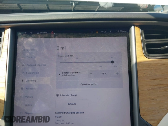 2020 Tesla Model S Long Range with VIN 5YJSA1E29LF389023, listed as a IAAI auction lot 42509364 with 93,070 mi miles and . Bid and sale history available at DreamBid. Image 16.