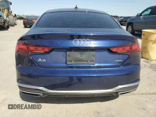 2024 Audi A5 Sportback S line Prestige z VIN WAUEACF51RA122846, wystawiony jako Copart lot #50018975 z przebiegiem Nie podano mil oraz Szkoda całkowita • Salvage title. Historia ofert i sprzedaży dostępna na DreamBid. Obrazek 6.
