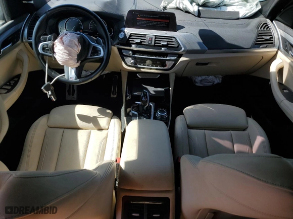2021 BMW X3 sDrive30i with VIN 5UXTY3C07M9E82696, listed as a Copart auction lot 47322395 with 46,477 mi miles and Salvage Title. Bid and sale history available at carsss.com. Image 8.