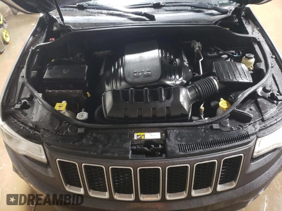 2015 Jeep Grand Cherokee Overland with VIN 1C4RJFCT2FC613502, listed as a Copart auction lot 89207005 with 124,482 mi miles and Salvage Title. Bid and sale history available at carsss.com. Image 11.