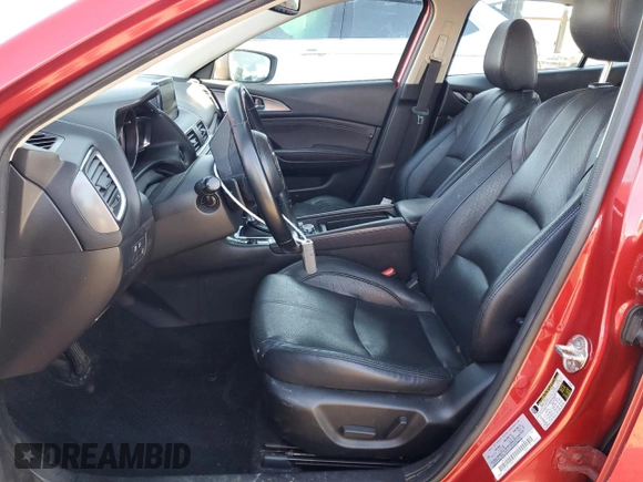 2017 Mazda 3 Grand Touring with VIN JM1BN1M35H1111878, listed as a Copart auction lot 43027565 with 95,653 mi miles and Salvage Title. Bid and sale history available at DreamBid. Image 7.