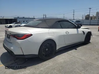 2022 BMW M4 Competition xDrive with VIN WBS33BA0XNCK43697, listed as a Copart auction lot 59272504 with 0 mi miles and Salvage Title. Bid and sale history available at carsss.com. Image 3.