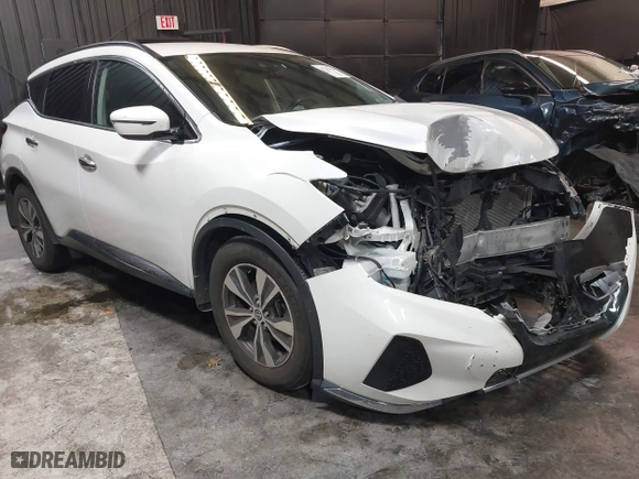2020 Nissan Murano SV with VIN 5N1AZ2BS8LN117428, listed as a IAAI auction lot 41257451 with 80,457 mi miles. Bid and sale history available at carsss.com. Image 1.