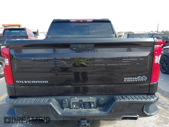 2019 Chevrolet Silverado 1500 High Country with VIN 1GCUYHELXKZ323675, listed as a IAAI auction lot 41296454 with 102,107 mi miles. Bid and sale history available at carsss.com. Image 16.