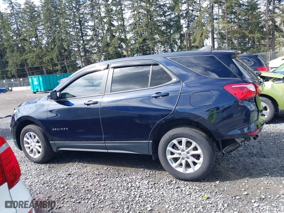 2020 Chevrolet Equinox LS with VIN 3GNAXSEV9LS649784, listed as a IAAI auction lot 41977188 with 57,982 mi miles. Bid and sale history available at carsss.com. Image 14.