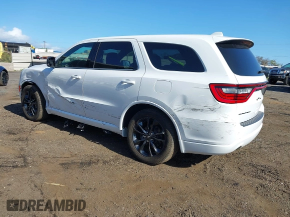 2022 Dodge Durango GT Plus with VIN 1C4RDHDG3NC187175, listed as a IAAI auction lot 41560375 with 6,884 mi miles and . Bid and sale history available at DreamBid. Image 3.