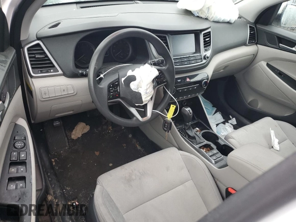 2018 Hyundai Tucson SEL with VIN KM8J3CA41JU712523, listed as a Copart auction lot 56929885 with 91,131 mi miles and Salvage title. Bid and sale history available at DreamBid. Image 8.