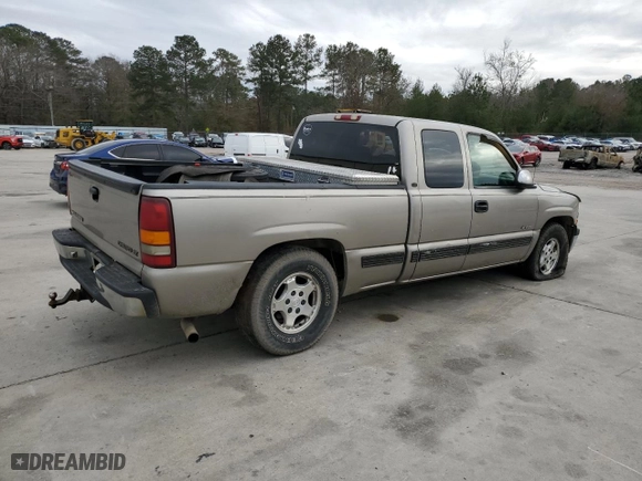 1999 Chevrolet Silverado 1500 LS with VIN 2GCEC19T8X1252691, listed as a Copart auction lot 88129525 with 285,128 mi miles and Salvage Title. Bid and sale history available at carsss.com. Image 3.