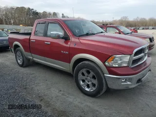 2009 Dodge 1500 SLT with VIN 1D3HB18T89S809918, listed as a Copart auction lot 43281745 with 146,155 mi miles and Salvage title. Bid and sale history available at DreamBid. Image 4.