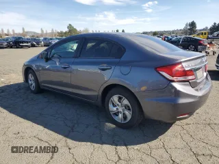 2014 Honda Civic LX with VIN 19XFB2F50EE206338, listed as a Copart auction lot 44776175 with 155,549 mi miles and Salvage Title. Bid and sale history available at DreamBid. Image 2.