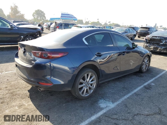 2021 Mazda 3 Select with VIN 3MZBPABLXMM251688, listed as a Copart auction lot 85704604 with 51,866 mi miles and Salvage title. Bid and sale history available at DreamBid. Image 3.