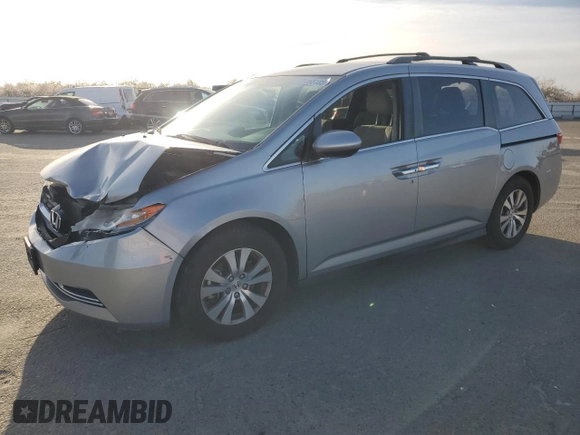 2017 Honda Odyssey EX z VIN 5FNRL5H46HB022441, wystawiony jako Copart lot #45465185 z przebiegiem 97 352 mil mil oraz Szkoda całkowita • Salvage title. Historia ofert i sprzedaży dostępna na DreamBid. Obrazek 1.