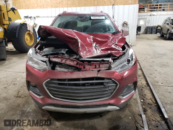 2018 Chevrolet Trax Premier with VIN 3GNCJRSB3JL298729, listed as a Copart auction lot 44631995 with 71,469 mi miles and Salvage Title. Bid and sale history available at carsss.com. Image 5.