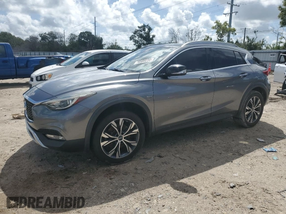 2018 Infiniti QX30 Premium with VIN SJKCH5CR5JA045165, listed as a Copart auction lot 70589234 with 85,595 mi miles and Non Repairable. Bid and sale history available at carsss.com. Image 1.