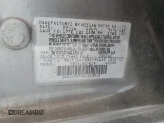 2016 Nissan Versa S with VIN 3N1CN7AP4GL869218, listed as a Copart auction lot 51063725 with 100,024 mi miles and Salvage Title. Bid and sale history available at carsss.com. Image 13.