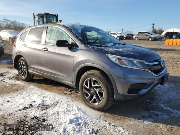 2016 Honda CR-V SE with VIN 5J6RM4H49GL103513, listed as a Copart auction lot 85911354 with 90,434 mi miles and Salvage Title. Bid and sale history available at carsss.com. Image 4.