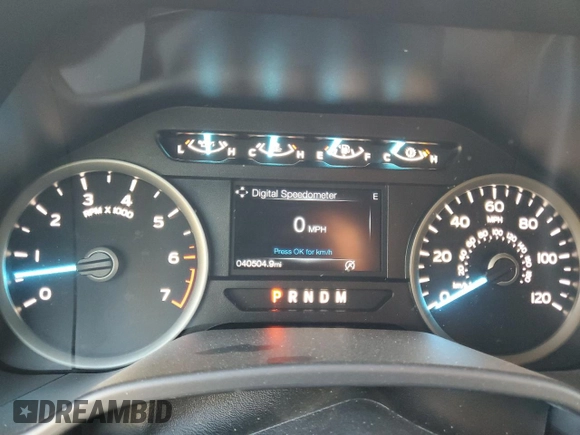 2020 Ford F-150 XL with VIN 1FTEW1C5XLKD88512, listed as a Copart auction lot 87431264 with 40,504 mi miles and Salvage Title. Bid and sale history available at carsss.com. Image 9.