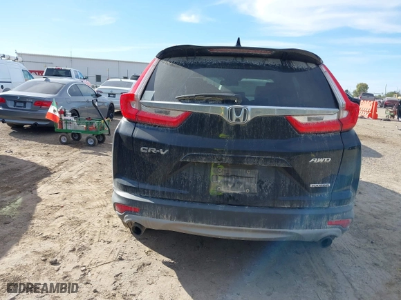 2017 Honda CR-V Touring with VIN 5J6RW2H96HL037854, listed as a IAAI auction lot 40472748 with 126,582 mi miles. Bid and sale history available at carsss.com. Image 16.
