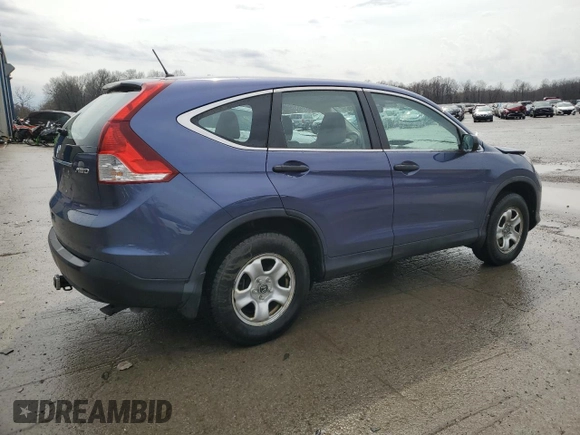 2014 Honda CR-V LX with VIN 2HKRM4H34EH671750, listed as a Copart auction lot 51608615 with 61,897 mi miles and Salvage Title. Bid and sale history available at carsss.com. Image 3.