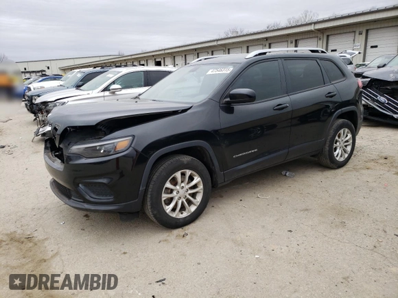2020 Jeep Cherokee Latitude with VIN 1C4PJMCB7LD546758, listed as a Copart auction lot 47546315 with 104,802 mi miles and Salvage title. Bid and sale history available at DreamBid. Image 1.