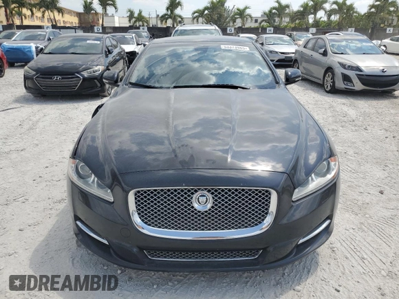 2012 Jaguar XJ with VIN SAJWA1CB5CLV27448, listed as a Copart auction lot 53373985 with 90,603 mi miles and Salvage Title. Bid and sale history available at DreamBid. Image 5.