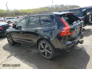 2021 Volvo XC60 R-Design with VIN YV4A22RM9M1887255, listed as a Copart auction lot 49190384 with 38,905 mi miles and Salvage Title. Bid and sale history available at carsss.com. Image 2.