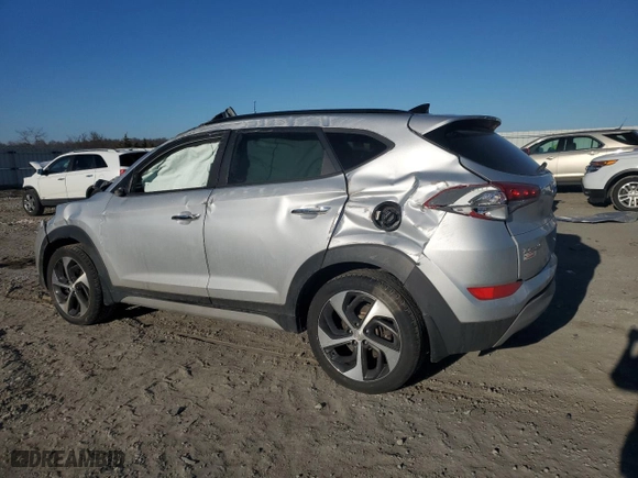 2017 Hyundai Tucson Limited with VIN KM8J3CA23HU388371, listed as a Copart auction lot 46990785 with 100,617 mi miles and Clean Title. Bid and sale history available at carsss.com. Image 2.