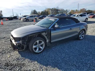 2015 Audi A5 Premium with VIN WAUCFAFH1FN010902, listed as a Copart auction lot 80264624 with 129,786 mi miles and Salvage title. Bid and sale history available at DreamBid. Image 1.