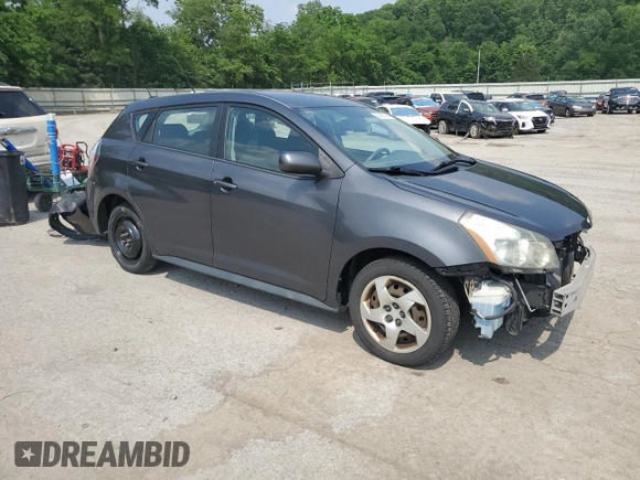 2009 Pontiac Vibe 1SA with VIN 5Y2SP67829Z473944, listed as a Copart auction lot 60803935 with 220,490 mi miles and Salvage title. Bid and sale history available at DreamBid. Image 4.