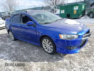 2008 Mitsubishi Lancer GTS with VIN JA3AU86U98U045605, listed as a IAAI auction lot 41280915 with 130,000 mi miles. Bid and sale history available at carsss.com. Image 1.