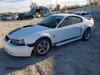 2004 Ford Mustang Premium Mach 1 with VIN 1FAFP42R94F143921, listed as a Copart auction lot 80553374 with Not provided miles and Salvage title. Bid and sale history available at DreamBid. Image 1.