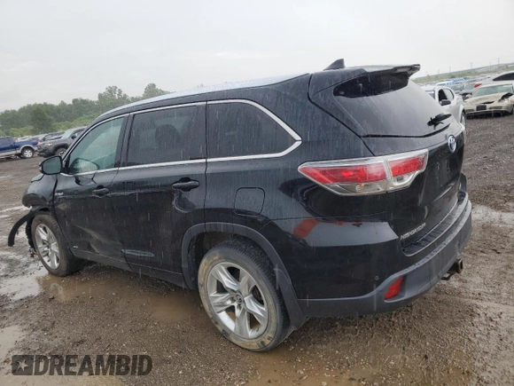 2016 Toyota Highlander Hybrid Limited with VIN 5TDDCRFH1GS013874, listed as a Copart auction lot 61328084 with 93,891 mi miles and Salvage Title. Bid and sale history available at carsss.com. Image 2.
