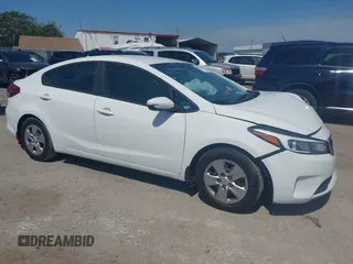 2017 Kia Forte LX with VIN 3KPFK4A75HE091714, listed as a IAAI auction lot 41908144 with 99,736 mi miles. Bid and sale history available at carsss.com. Image 1.