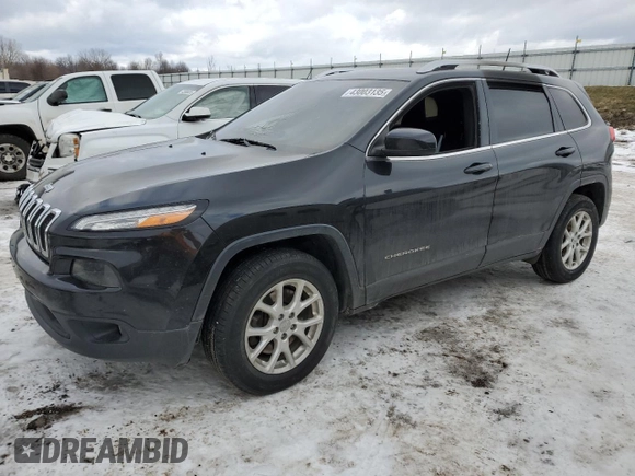 2016 Jeep Cherokee Latitude with VIN 1C4PJMCB3GW156377, listed as a Copart auction lot 43003135 with 0 mi miles and Salvage Title. Bid and sale history available at carsss.com. Image 1.
