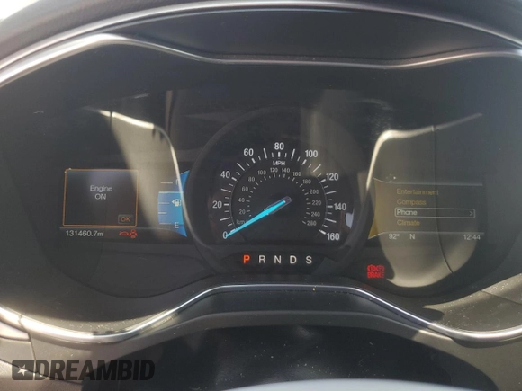 2016 Ford Fusion SE with VIN 3FA6P0H77GR245367, listed as a Copart auction lot 64802165 with 131,460 mi miles and Salvage title. Bid and sale history available at DreamBid. Image 9.
