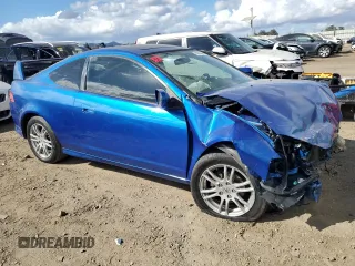 2006 Acura RSX with VIN JH4DC548X6S011847, listed as a Copart auction lot 78095204 with 132,430 mi miles and Salvage Title. Bid and sale history available at carsss.com. Image 4.