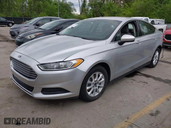 2016 Ford Fusion S z VIN 3FA6P0G76GR155001, wystawiony jako IAAI lot #42158562 z przebiegiem 147 964 mil mil oraz . Historia ofert i sprzedaży dostępna na DreamBid. Obrazek 2.