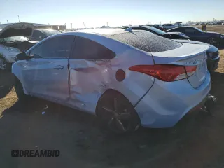2013 Hyundai Elantra Coupe GS with VIN KMHDH6AE1DU006214, listed as a Copart auction lot 80782774 with 0 mi miles and Salvage Title. Bid and sale history available at carsss.com. Image 2.