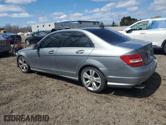 2012 Mercedes-Benz C 300 Sport with VIN WDDGF8BB8CA615829, listed as a Copart auction lot 53259485 with 152,712 mi miles and Clean Title. Bid and sale history available at DreamBid. Image 2.