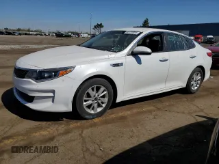 2016 Kia Optima LX with VIN KNAGT4L3XG5077312, listed as a Copart auction lot 55120665 with 102,227 mi miles and Clean Title. Bid and sale history available at carsss.com. Image 1.