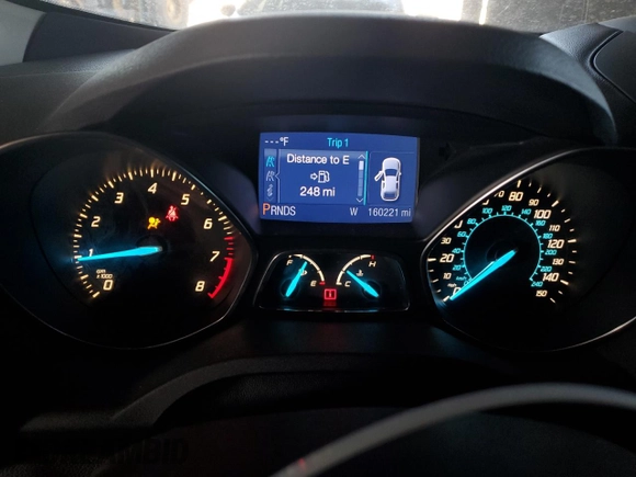 2013 Ford Escape S with VIN 1FMCU0F78DUB23867, listed as a Copart auction lot 63191394 with 160,221 mi miles and Salvage Title. Bid and sale history available at carsss.com. Image 9.