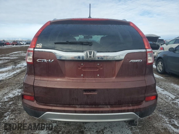 2015 Honda CR-V EX-L with VIN 5J6RM4H78FL121106, listed as a Copart auction lot 50374765 with 33,208 mi miles and Salvage Title. Bid and sale history available at carsss.com. Image 6.