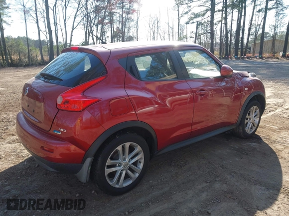 2013 Nissan Juke SL with VIN JN8AF5MV1DT220679, listed as a IAAI auction lot 41882659 with Not Provided miles and . Bid and sale history available at DreamBid. Image 4.