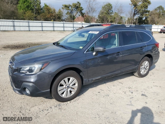 2018 Subaru Outback Premium with VIN 4S4BSAHC9J3202225, listed as a Copart auction lot 49802025 with 83,038 mi miles and Salvage Title. Bid and sale history available at carsss.com. Image 1.