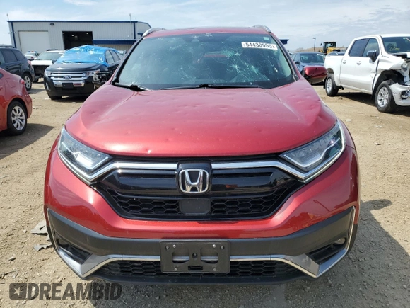 2021 Honda CR-V Touring with VIN 2HKRW2H98MH658016, listed as a Copart auction lot 54430955 with 32,382 mi miles and Salvage Title. Bid and sale history available at carsss.com. Image 5.