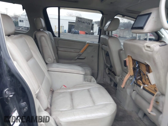 2006 Infiniti QX56 with VIN 5N3AA08A16N800528, listed as a IAAI auction lot 41716295 with 258,219 mi miles. Bid and sale history available at carsss.com. Image 8.